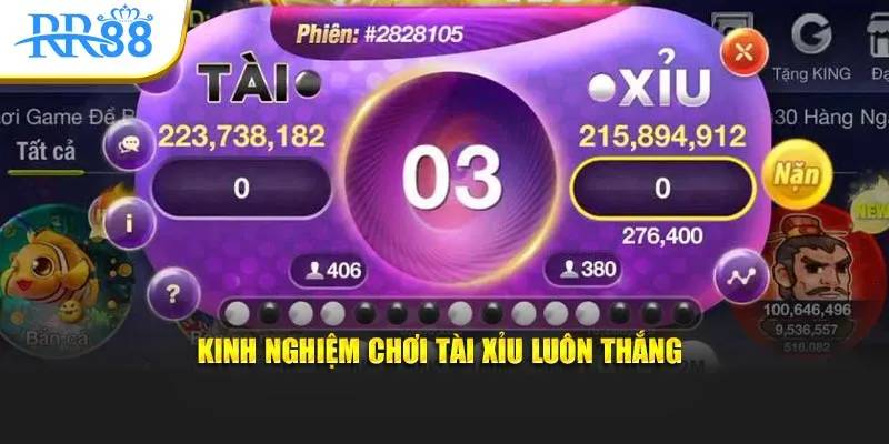 Bí kíp chơi tài xỉu RR88 được nhiều chuyên gia chia sẻ