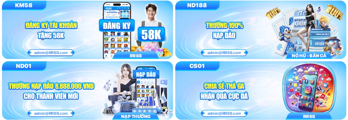 Chương trình khuyến mãi tại rr88