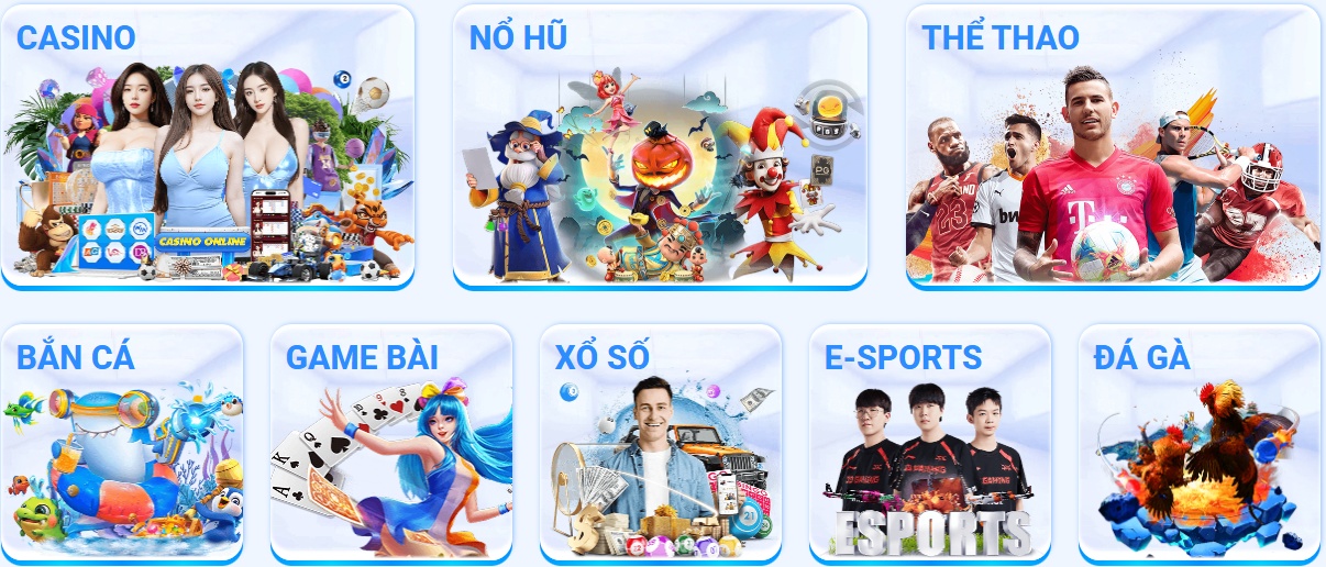 Những sảnh game nổi tiếng hấp dẫn tại nhà cái RR88